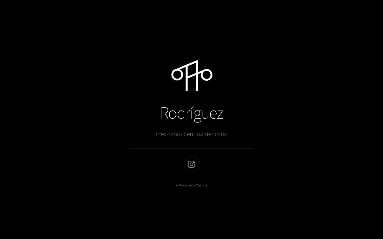 Carrd profile picture for @rodriguez